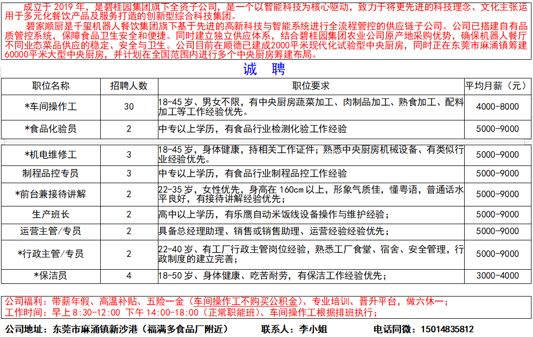 东莞中粮最新招聘岗位介绍与求职攻略