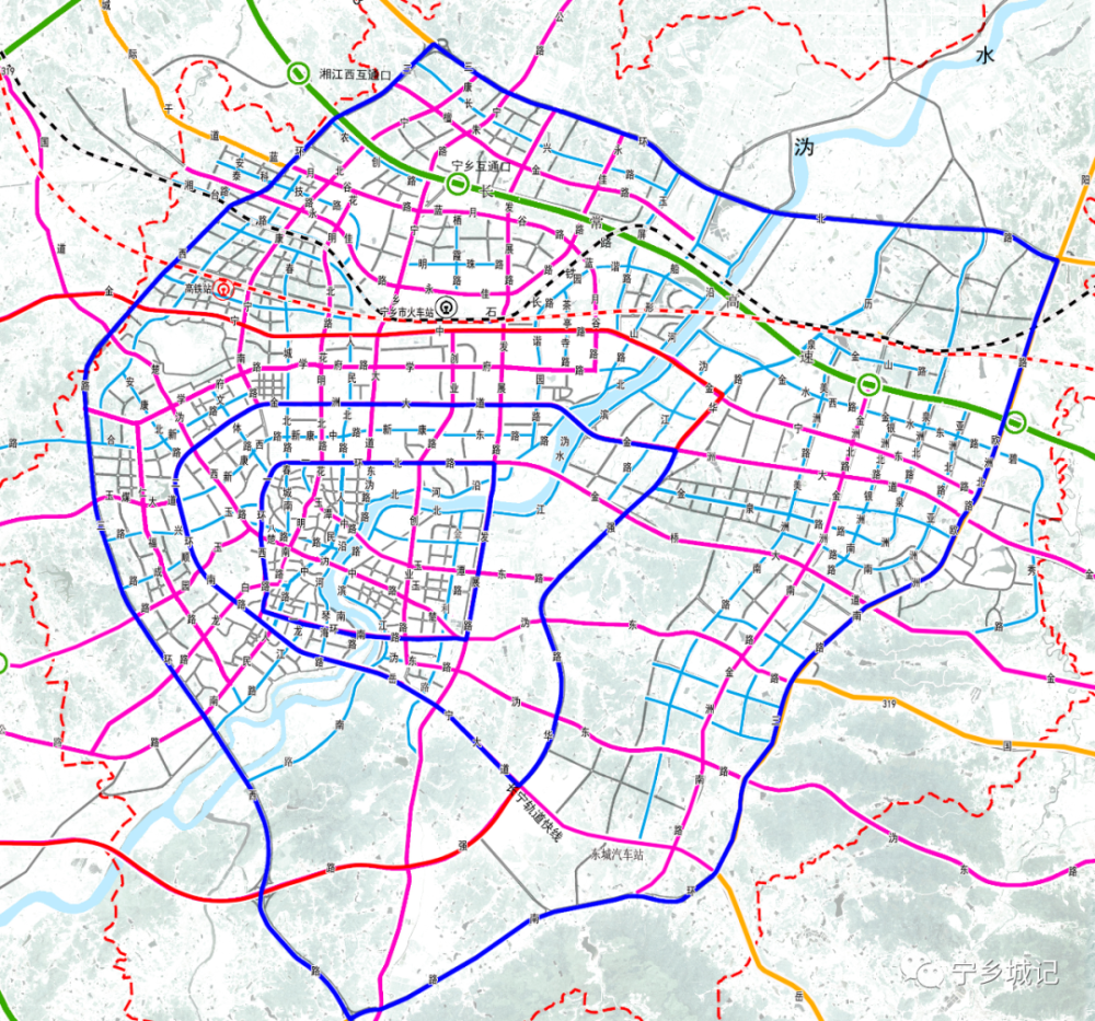 宁乡未来城市流动蓝图，最新交通规划图揭晓